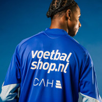 adidas FFK Curacao Trainingspak 1/4-Zip 2026-2028 Sponsors Blauw