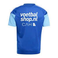 Chemise d'entraînement adidas FFK Curaçao 2026-2028 Sponsors Blue pour Enfants