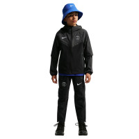 Nike Paris Saint-Germain Tech Woven Trainingsjack 2026-2027 Kids Zwart Donkergrijs Wit