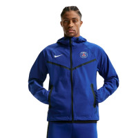 Nike Paris Saint-Germain Tech Woven Anthem Windrunner Jack Blauw Zwart Wit