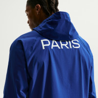 Nike Paris Saint-Germain Tech Woven Anthem Windrunner Jack Blauw Zwart Wit