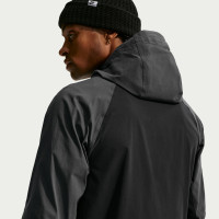 Veste Windrunner Nike Paris Saint-Germain Tech tissée noir gris foncé blanc
