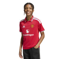 adidas Manchester United De Ligt 4 Thuisshirt 2026-2027 Kids