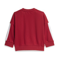 Combinaison de jogging adidas Liverpool DNA 2026-2027 pour bébés et tout-petits, rouge et blanc