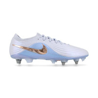 Nike Tiempo Maestro LV8 Elite IJzeren-Nop Voetbalschoenen (SG) Lichtblauw Paarsblauw Brons