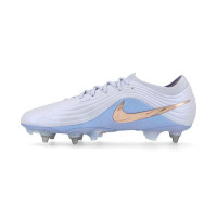 Nike Tiempo Maestro LV8 Elite IJzeren-Nop Voetbalschoenen (SG) Lichtblauw Paarsblauw Brons