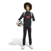 adidas Liverpool Trainingstrui 1/4-Zip 2026-2027 Kids Zwart Grijs Wit Rood