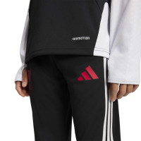 adidas Liverpool Trainingsbroek 2026-2027 Kids Zwart Grijs Wit Rood