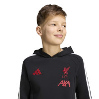 Survêtement à capuche adidas Liverpool 2026-2027 pour Enfants, noir, gris, blanc, rouge