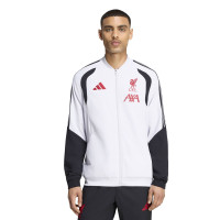 adidas Liverpool Presentatie Trainingsjack 2026-2027 Wit Zwart Rood
