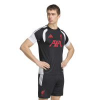 adidas Liverpool Trainingsshirt 2026-2027 Zwart Grijs Wit Rood