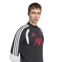 adidas Liverpool Trainingstrui 1/4-Zip 2026-2027 Zwart Grijs Wit Rood