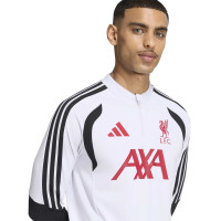 adidas Liverpool Trainingspak 1/4-Zip 2026-2027 Wit Zwart Rood