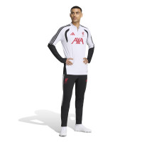 adidas Liverpool Trainingspak 1/4-Zip 2026-2027 Wit Zwart Rood