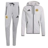 adidas FFK Curaçao Tiro Travel Joggingpak 2026-2028 Grijs