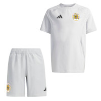 Kit d'entraînement adidas FFK Curaçao Tiro Travel pour Enfants 2026-2028, gris