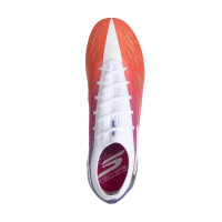 Skechers Razor 2 Elite Gazon Naturel Chaussures de Foot (FG) Blanc Rouge Vif Bleu Rose