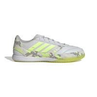 adidas Top Sala Competition II Zaalvoetbalschoenen (IN) Lichtgrijs Lichtgroen Lime