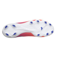 Skechers Razor 2 Academy Gazon Naturel Chaussures de Foot (FG) Blanc Rouge Vif Bleu Rose