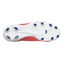 Skechers SKX_2 Club Gras / Kunstgras Voetbalschoenen (MG) Kids Wit Felrood Blauw Roze