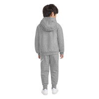 Nike Club Fleece Trainingspak Hooded Peuters Grijs Wit