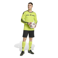 adidas REF 26 Scheidsrechtersshirt Lange Mouwen Geel Zwart