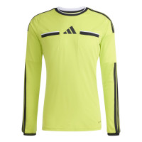 adidas REF 26 Scheidsrechtersshirt Lange Mouwen Geel Zwart