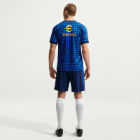 Nike Inter Milan Pre-Match Trainingsshirt 2026-2027 Blauw Donkerblauw Goud