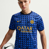 Nike Inter Milan Pre-Match Trainingsshirt 2026-2027 Blauw Donkerblauw Goud