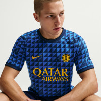 Nike Inter Milan Pre-Match Trainingsshirt 2026-2027 Blauw Donkerblauw Goud