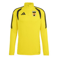 Survêtement adidas SC Cambuur 1/4-Zip 2026-2027 pour Enfants, jaune et noir