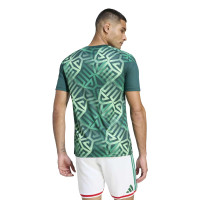 adidas Mexique Pre-Match Maillot d'Entraînement 2026-2028 Vert Foncé Vert Blanc