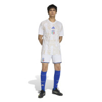 adidas Italie Pre-Match Maillot d'Entraînement 2026-2028 Blanc Doré Bleu
