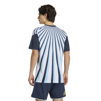 adidas Argentine Pre-Match Maillot d'Entraînement 2026-2028 Blanc Bleu Foncé Bleu Clair