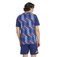 adidas Espagne Pre-Match Maillot d'Entraînement 2026-2028 Bleu Foncé Bleu
