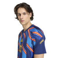 adidas Espagne Pre-Match Maillot d'Entraînement 2026-2028 Bleu Foncé Bleu