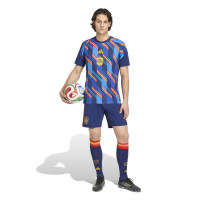 adidas Espagne Pre-Match Maillot d'Entraînement 2026-2028 Bleu Foncé Bleu