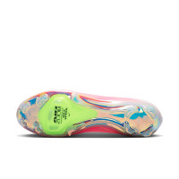 Nike Zoom Mercurial Superfly 11 Elite Gazon Naturel Chaussures de Foot (FG) Rose Vif Blanc Noir