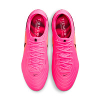 Nike Tiempo Maestro Elite Gazon Naturel Chaussures de Foot (FG) Rose Vif Noir
