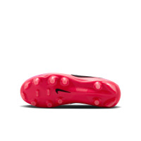 Nike Tiempo Maestro Academy Gazon Naturel Artificiel Chaussures de Foot (MG) Enfants Rose Vif Noir
