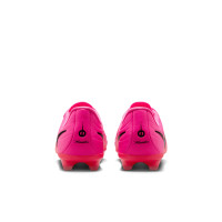Nike Tiempo Maestro Academy Gazon Naturel Artificiel Chaussures de Foot (MG) Enfants Rose Vif Noir