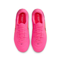 Nike Tiempo Maestro Academy Gazon Naturel Artificiel Chaussures de Foot (MG) Enfants Rose Vif Noir