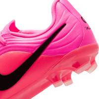 Nike Tiempo Maestro Academy Gazon Naturel Artificiel Chaussures de Foot (MG) Enfants Rose Vif Noir