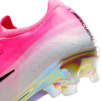 Nike Mercurial Vapor 17 Elite Gazon Artificiel Chaussures de Foot (AG) Rose Vif Blanc Noir