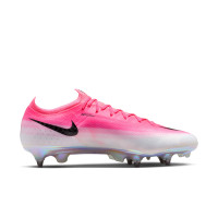 Nike Mercurial Vapor 17 Elite Crampons Vissés Chaussures de Foot (SG) Rose Vif Blanc Noir