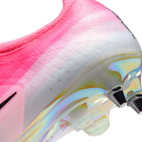 Nike Mercurial Vapor 17 Elite Crampons Vissés Chaussures de Foot (SG) Rose Vif Blanc Noir