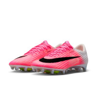 Nike Zoom Mercurial Superfly 11 Elite Gazon Artificiel Chaussures de Foot (AG) Rose Vif Blanc Noir