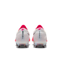 Nike Zoom Mercurial Superfly 11 Elite Crampons Vissés Chaussures de Foot (SG) Rose Vif Blanc Noir