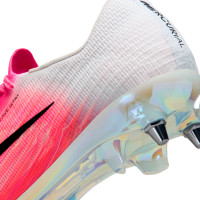 Nike Zoom Mercurial Superfly 11 Elite Crampons Vissés Chaussures de Foot (SG) Rose Vif Blanc Noir