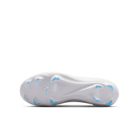 Nike Mercurial Vapor 17 Pro Gras Voetbalschoenen (FG) Kids Felroze Wit Zwart